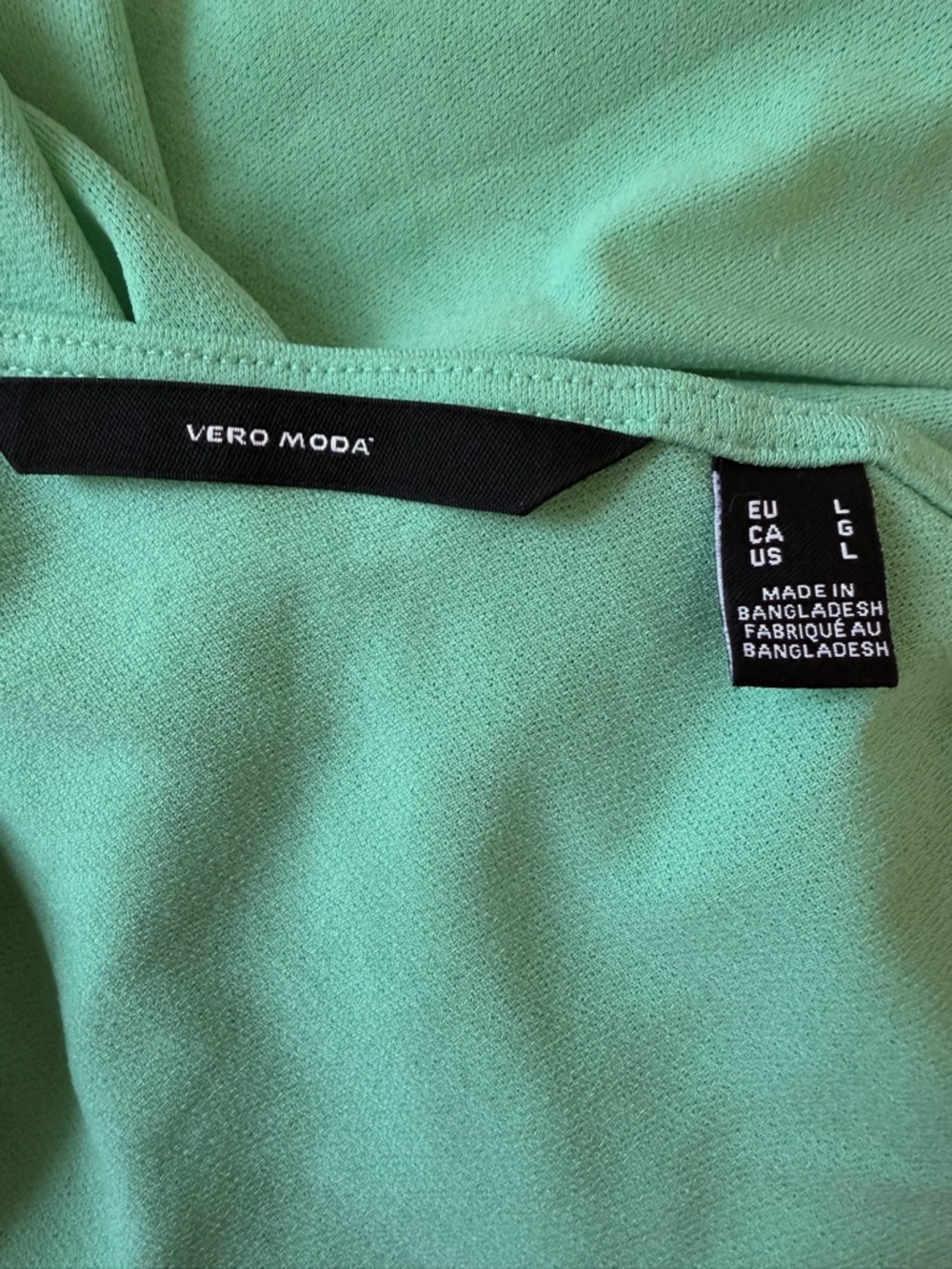 Vero Moda Mint Green Sleeveless Summer Dress Size Large - Picture 3 of 6